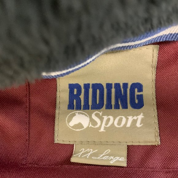 NWT Riding Sport Crown Jacket In Maroon Size XXL - Picture 9 of 12